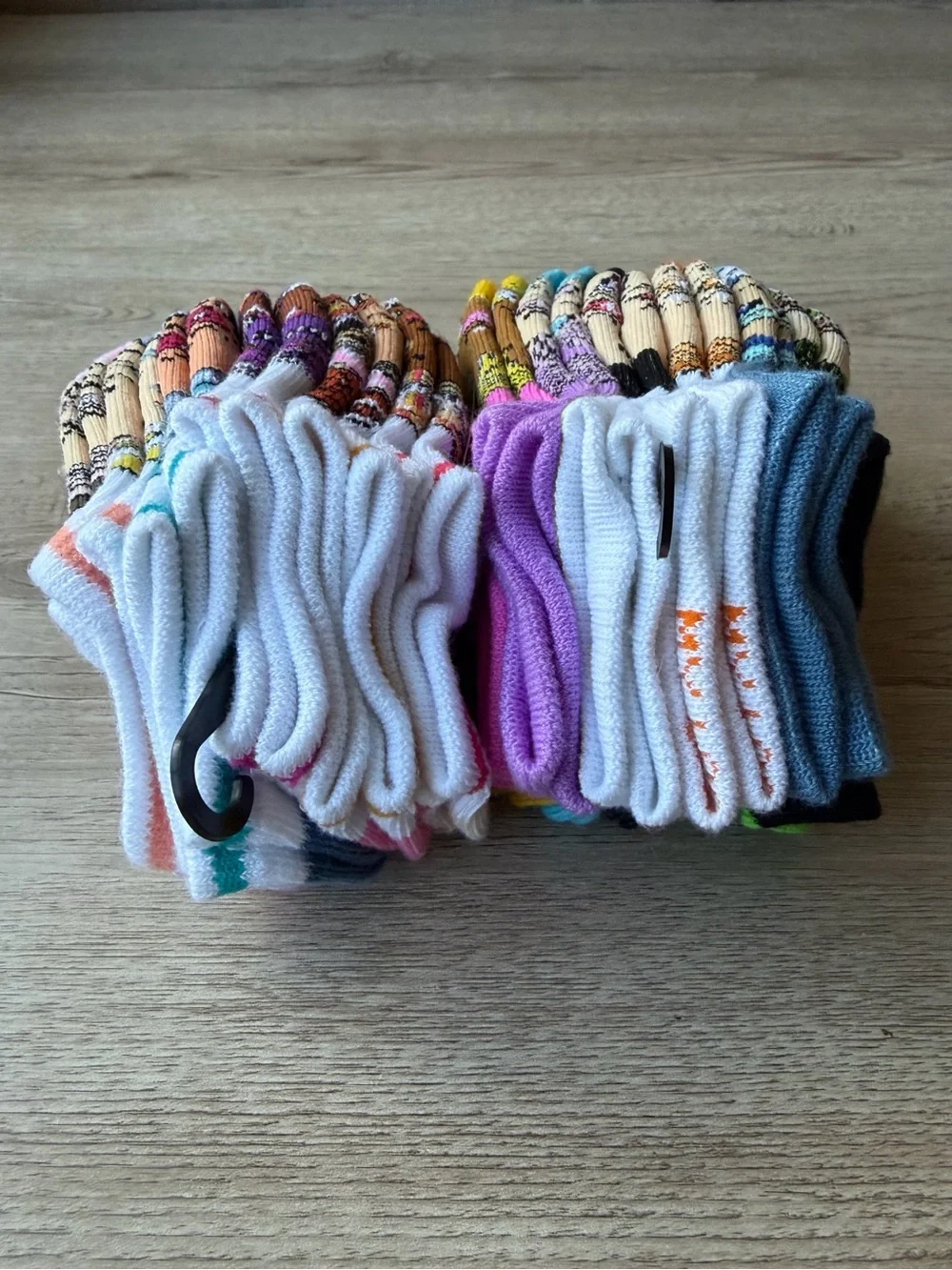 Rainbow High Girls 6-Pair Ankle Socks Bundle 12 Pairs Total NWT Shoe Size 7-10
